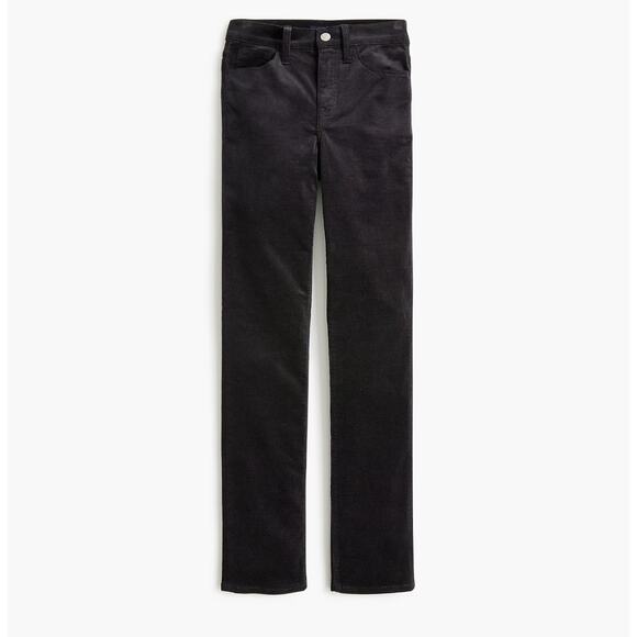J.Crew Petite Corduroy Full Length Essential Straight Pant Black US 29 P NWT - Picture 4 of 12